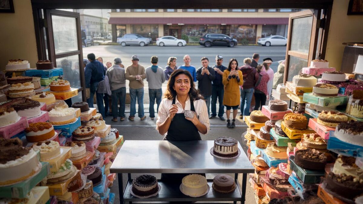 Tesla annuleert een bestelling van 4000 taarten zonder te betalen, waarna Elon Musk een bakkerij te hulp schiet